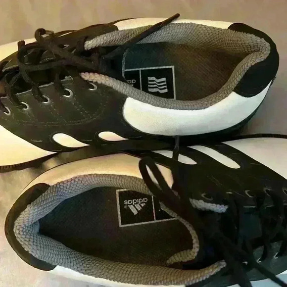 ***HOST PICK*** Adidas  Z-Traxion Stripe White Lace-Up Golf cleats Shoes - Picture 3 of 13